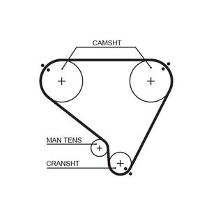 Gates Racing Timing Belt T104RB