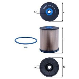 Mahle Fuel Filter KX567D