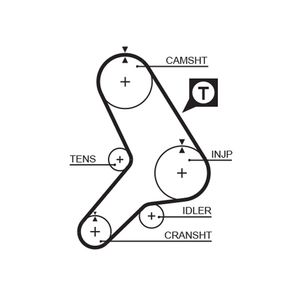 Gates Timing Belt 5281