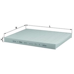 Mahle Pollen / Cabin Filter LA31