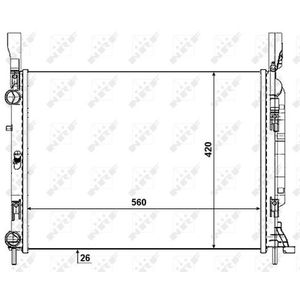 NRF Radiator 53004