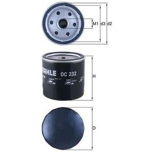 Mahle Oil Filter OC232