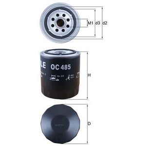 Mahle Oil Filter OC485