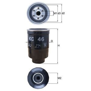 Mahle Fuel Filter KC46