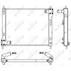 NRF Radiator 53061
