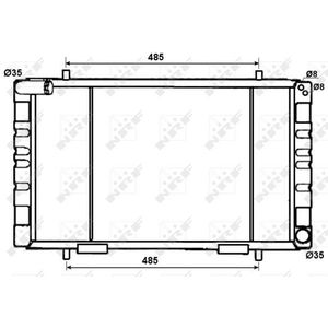 NRF Radiator 53070