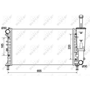 NRF Radiator 53124