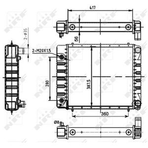 NRF Radiator 53149