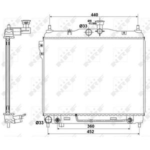 NRF Radiator 53173
