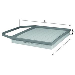 Mahle Air Filter LX1564