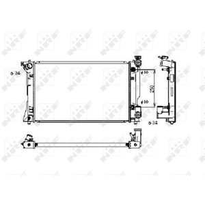 NRF Radiator 53395