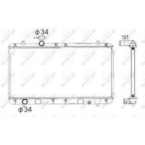 NRF Radiator 53428