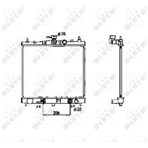 NRF Radiator 53477