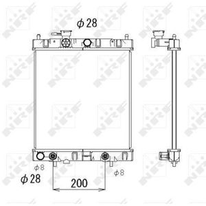 NRF Radiator 53510