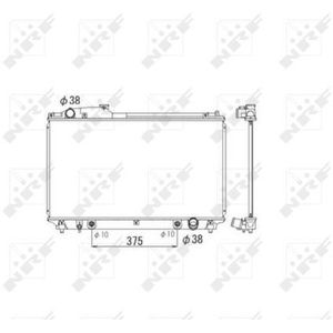 NRF Radiator 53584