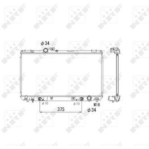 NRF Radiator 53586
