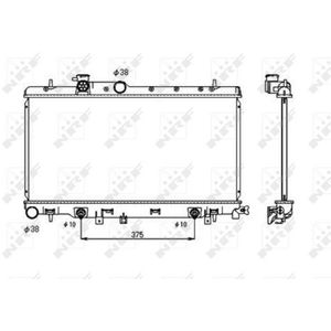 NRF Radiator 53698