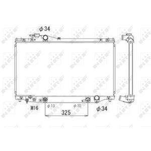 NRF Radiator 53710