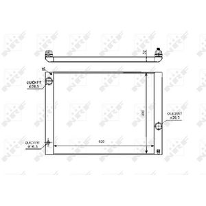 NRF Radiator 53728
