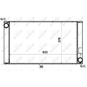 NRF Radiator 53731