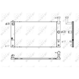 NRF Radiator 53747