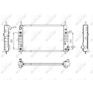 NRF Radiator 53748