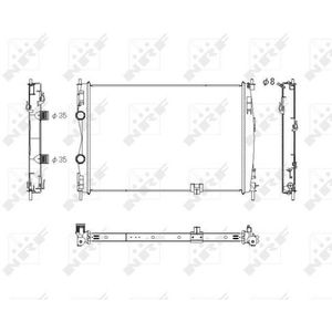 NRF Radiator 53757