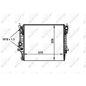 NRF Radiator 53805