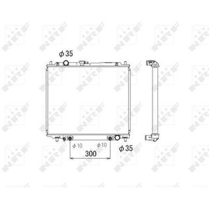 NRF Radiator 53810