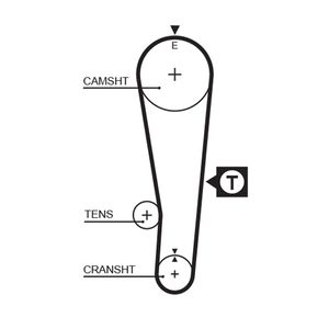 Gates Timing Belt 5382XS