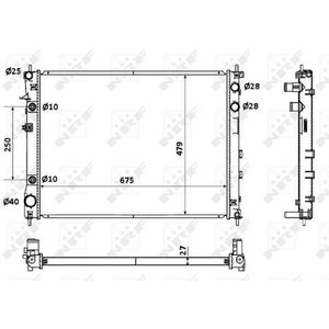 NRF Radiator 53887