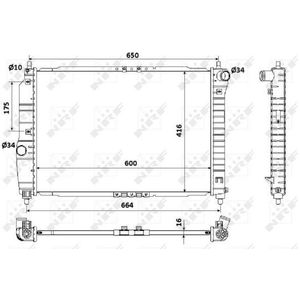 NRF Radiator 53902