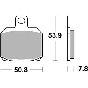 Brembo Motorcycle Brake Pads Set 07BB20SP