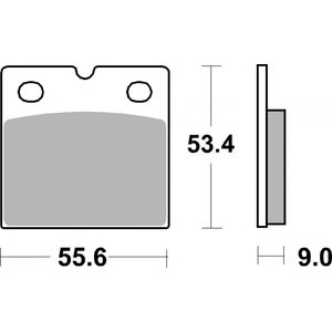 Brembo Motorcycle Brake Pads Set 07BB1408