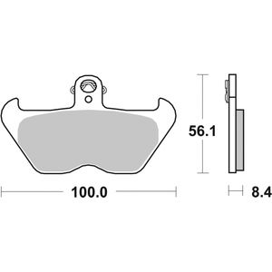 Brembo Motorcycle Brake Pads Set Front 07BB24SA