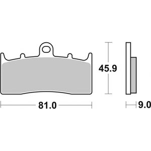 Brembo Motorcycle Brake Pads Set Front 07GR62SA