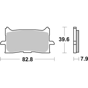 Brembo Motorcycle Brake Pads Set Front 07HO62SA