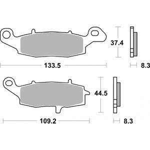 Brembo Motorcycle Brake Pads Set Front 07KA1907