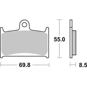 Brembo Brake Pads Set 07SU14SR