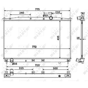 NRF Radiator 53942