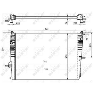 NRF Radiator 53965