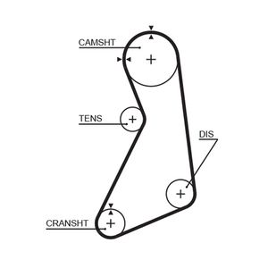 Gates Timing Belt 5399XS