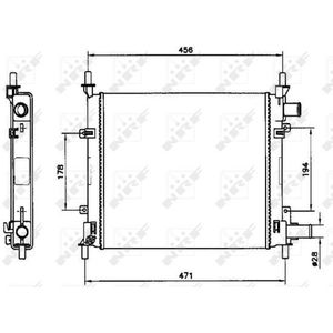 NRF Radiator 54601