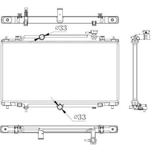 NRF Radiator 550012