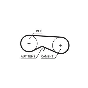 Gates Timing Belt 5531XS