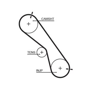 Gates Timing Belt 5560XS