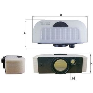 Mahle Air Filter LX3557/1