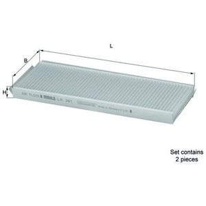 Mahle Pollen / Cabin Filter LA391/S