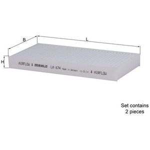 Mahle Pollen / Cabin Filter LA674/S