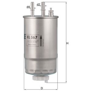 Mahle Fuel Filter KL567